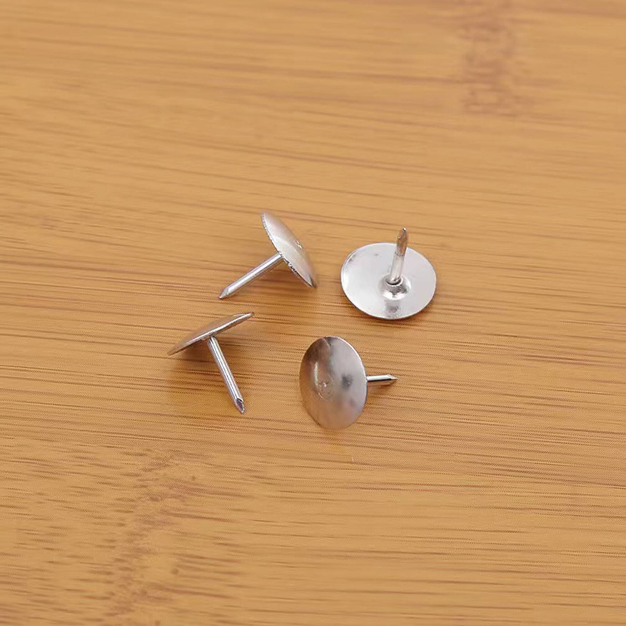 8 Packs: 150 ct. (1,200 total) Silver Thumb Tacks by B2C®